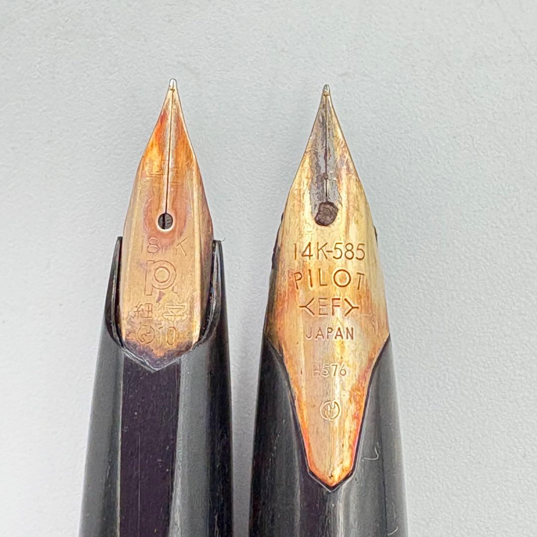 パイロット プラチナ 万年筆 ペン先14金 18金 まとめ0522-S6150s