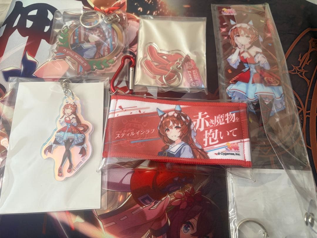 ウマ娘 スティルインラブ グッズ まとめ売り ミニ応援タオルキーホルダー等
