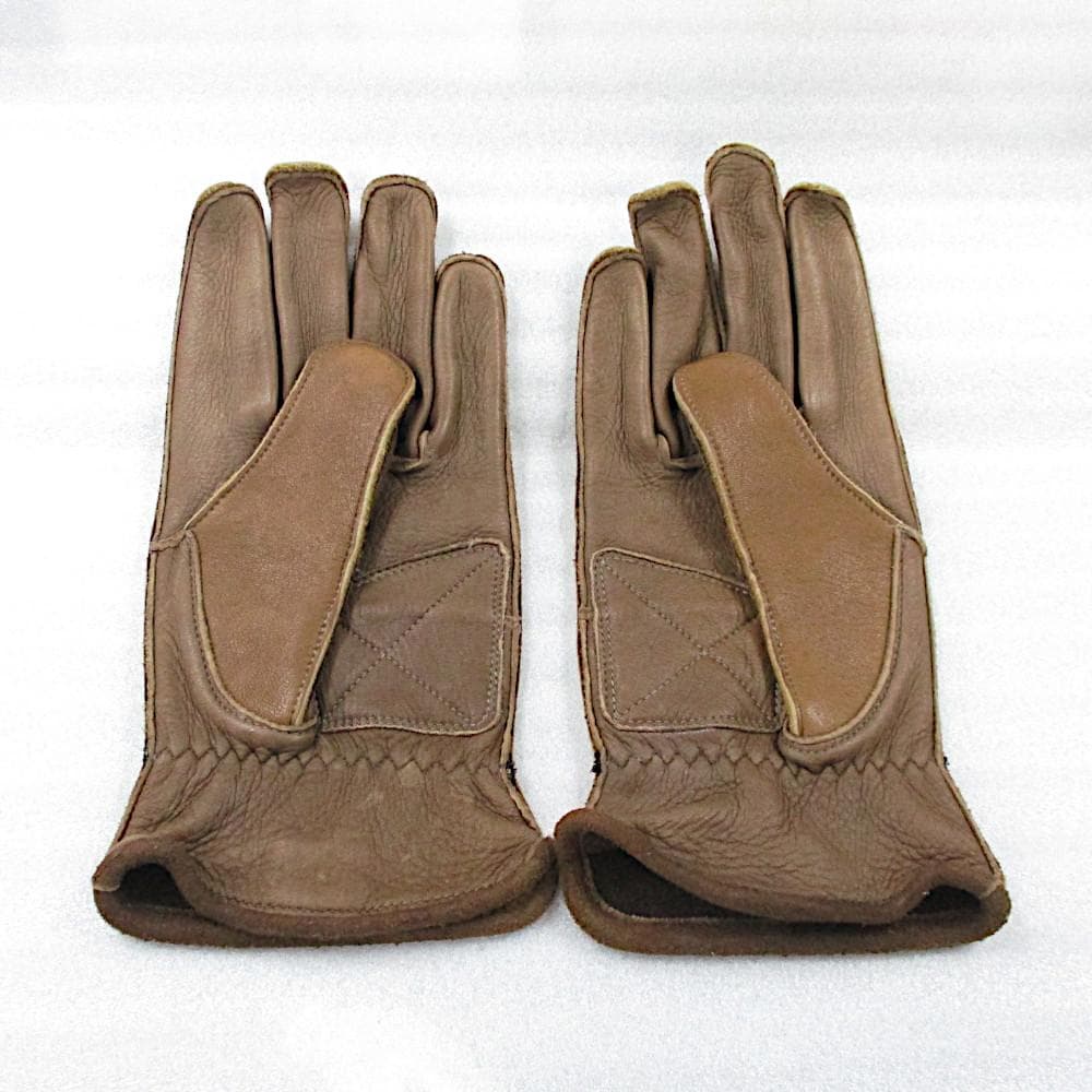 屋島工房 ブラウン レザーグローブ Lサイズ