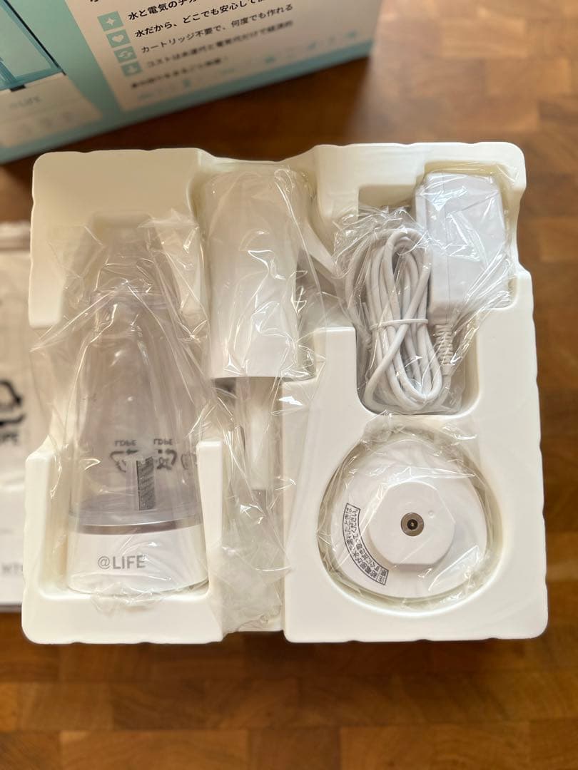 @LIFE e-3X 水道水だけでつくれる、感動除菌スプレー