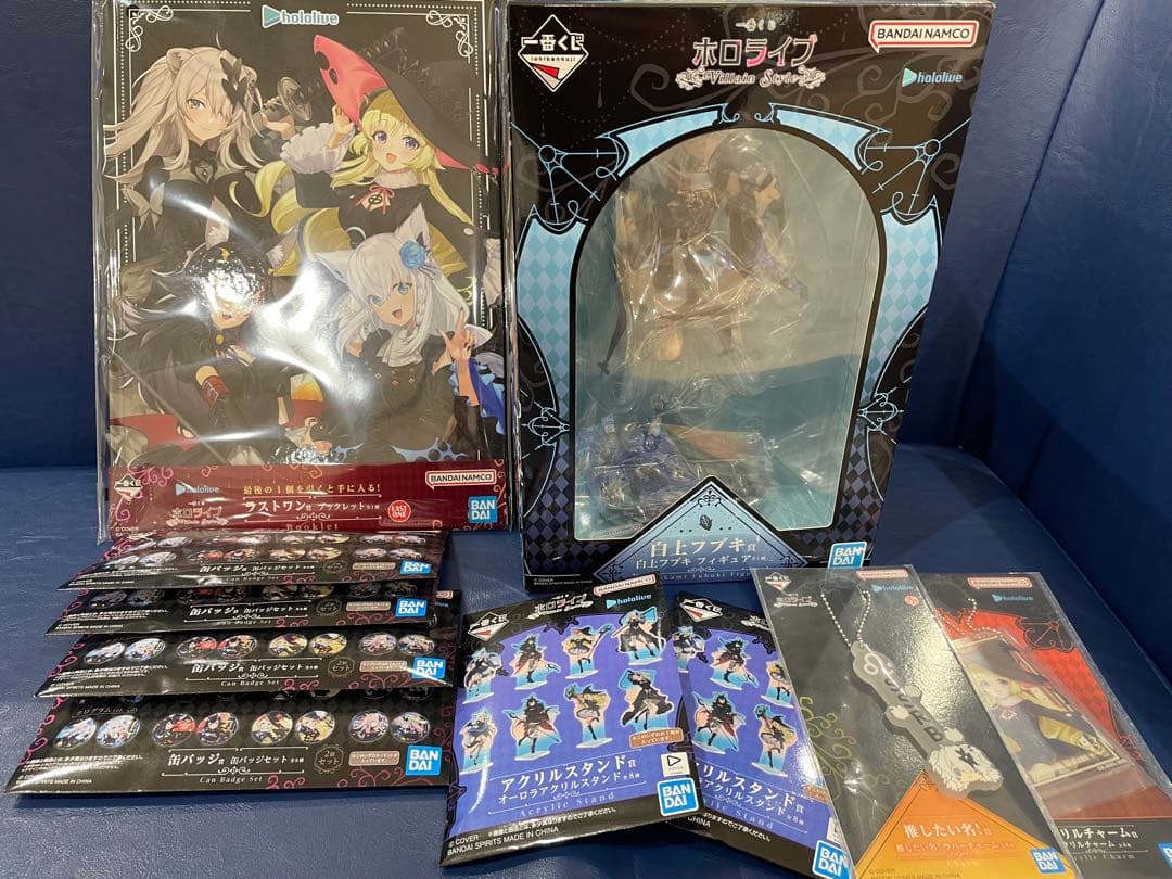 一番くじ　ホロライブ　白上フブキ　フィギュア　ラストワン　おまけ付き