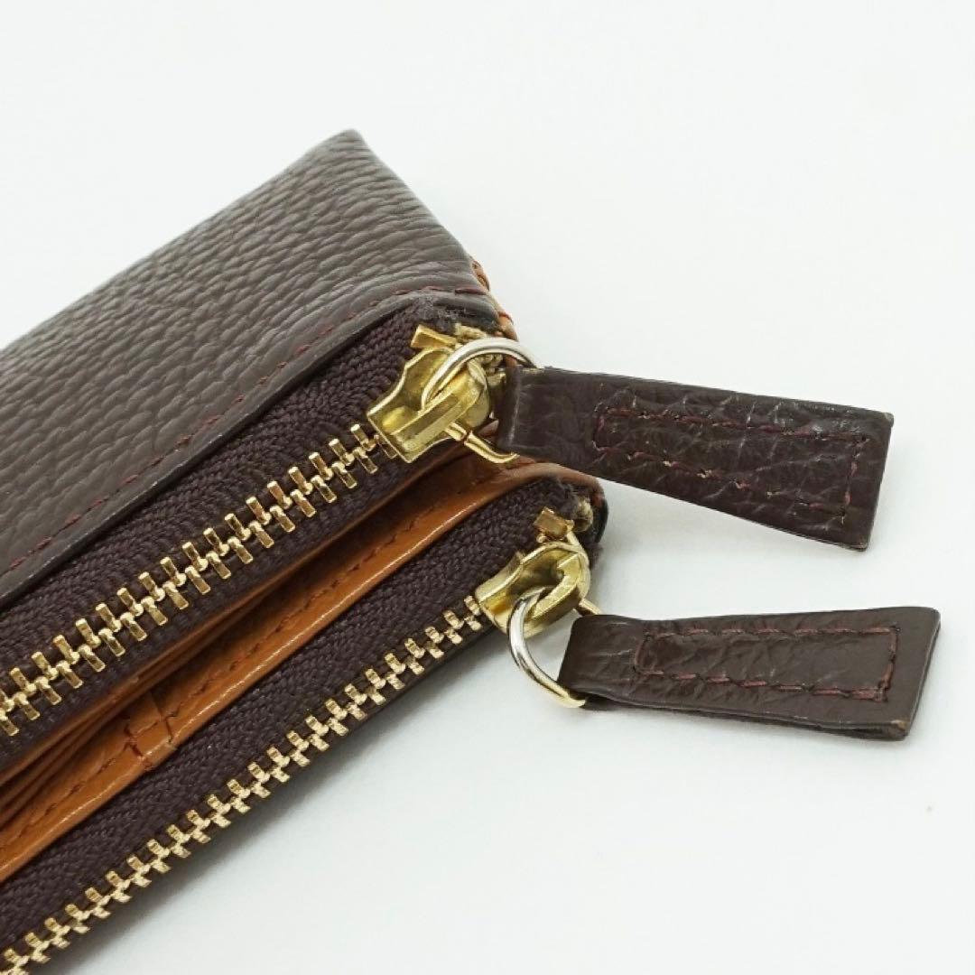 C COMPANY レザー ペンケース ダークブラウン