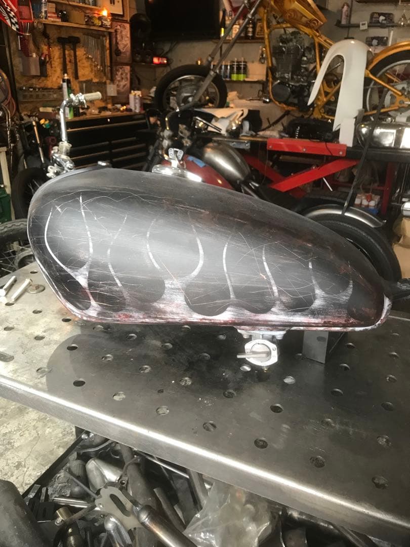 SR400 エイジングペイント