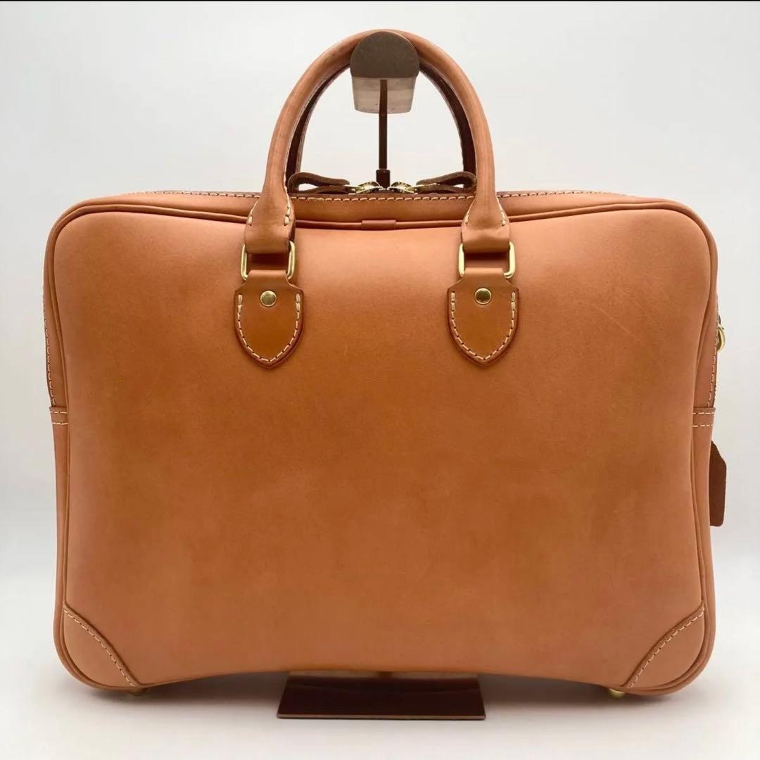 ヘルツ HERZ BW-15 Mサイズ キャメル 2wayビジネスバッグ