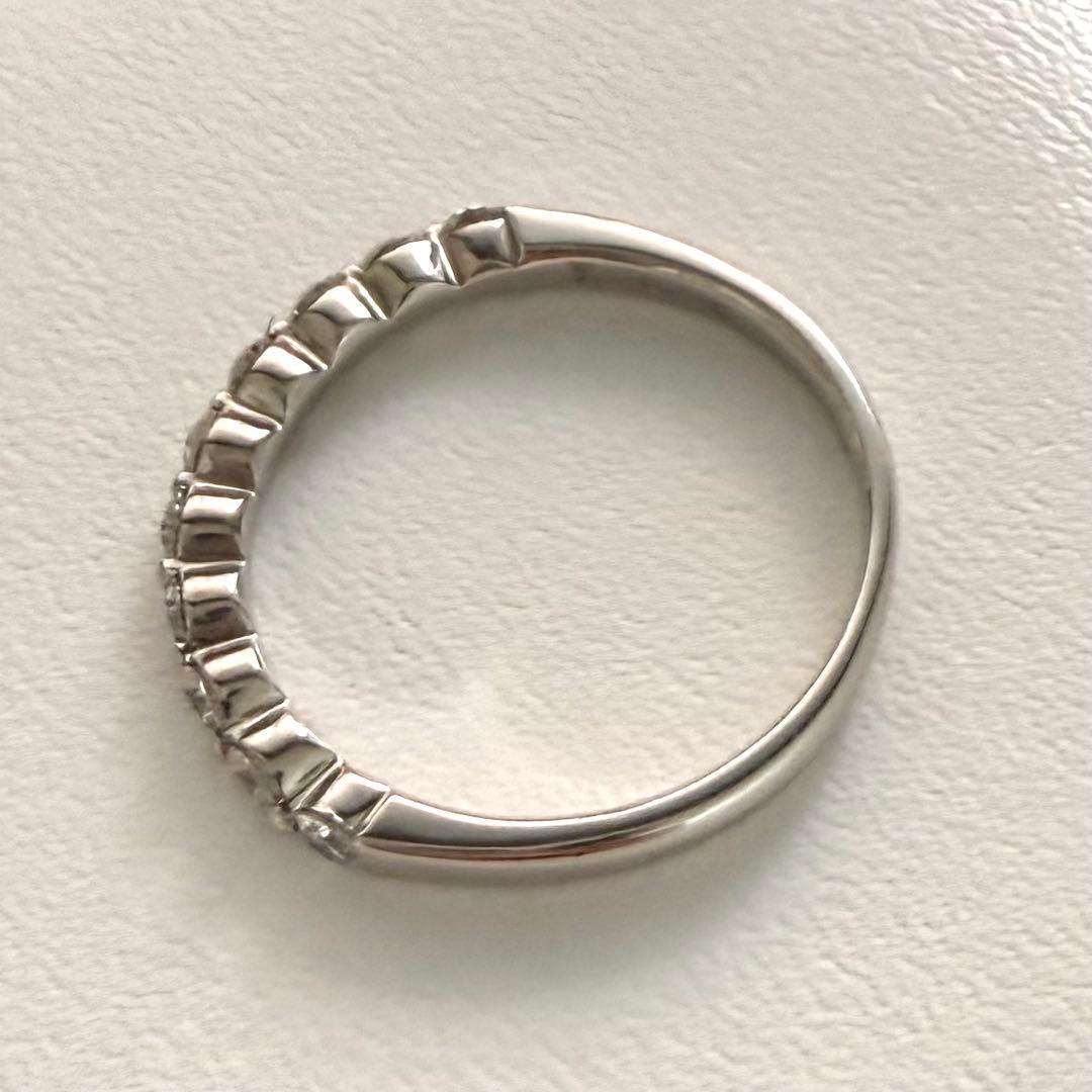 ヴァンドーム青山 ハーフエタニティ　ダイヤモンド リング プラチナ 0.33ct