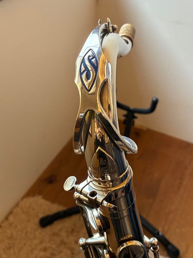 【美品】セルマー テナーサックス 銀メッキ スーパーアクション80 シリーズ1