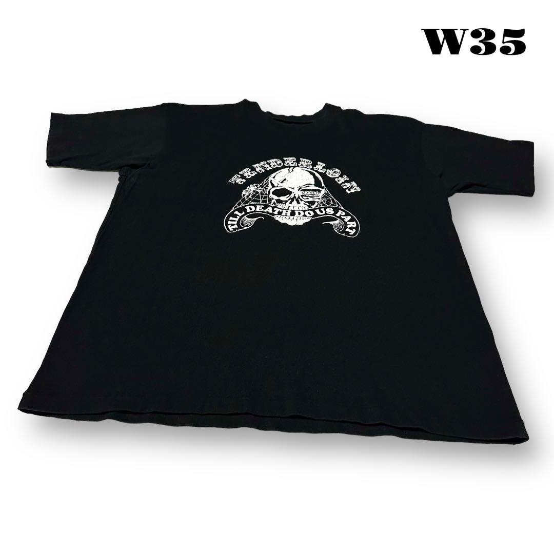 や*読様 ★限定出品★ TENDERLOIN TEE 半袖Tシャツ スカル ブラ