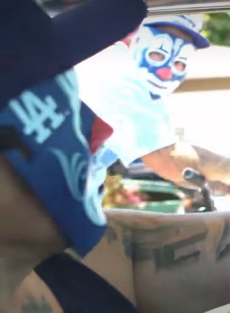 記念グッズ Mr Cartoon MLB CLOWN MASK LA.Dodgers