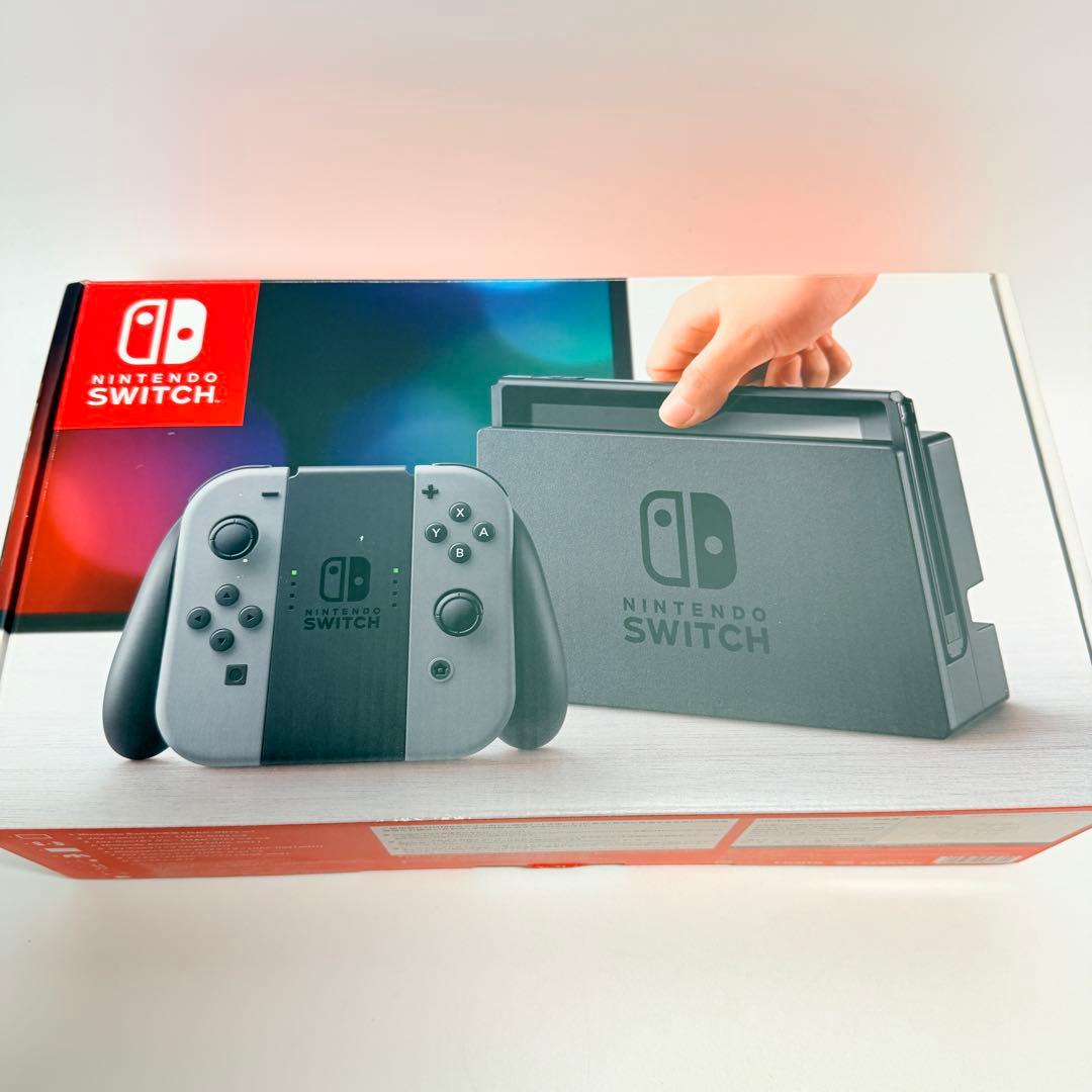 完品　美品　Nintendo Switch 本体　グレー　ニンテンドー　スイッチ