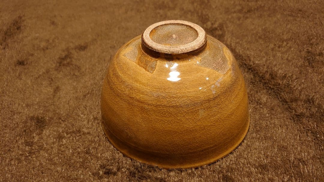 伊羅保　黄瀬戸　抹茶碗　茶道具　蔵出し　１客