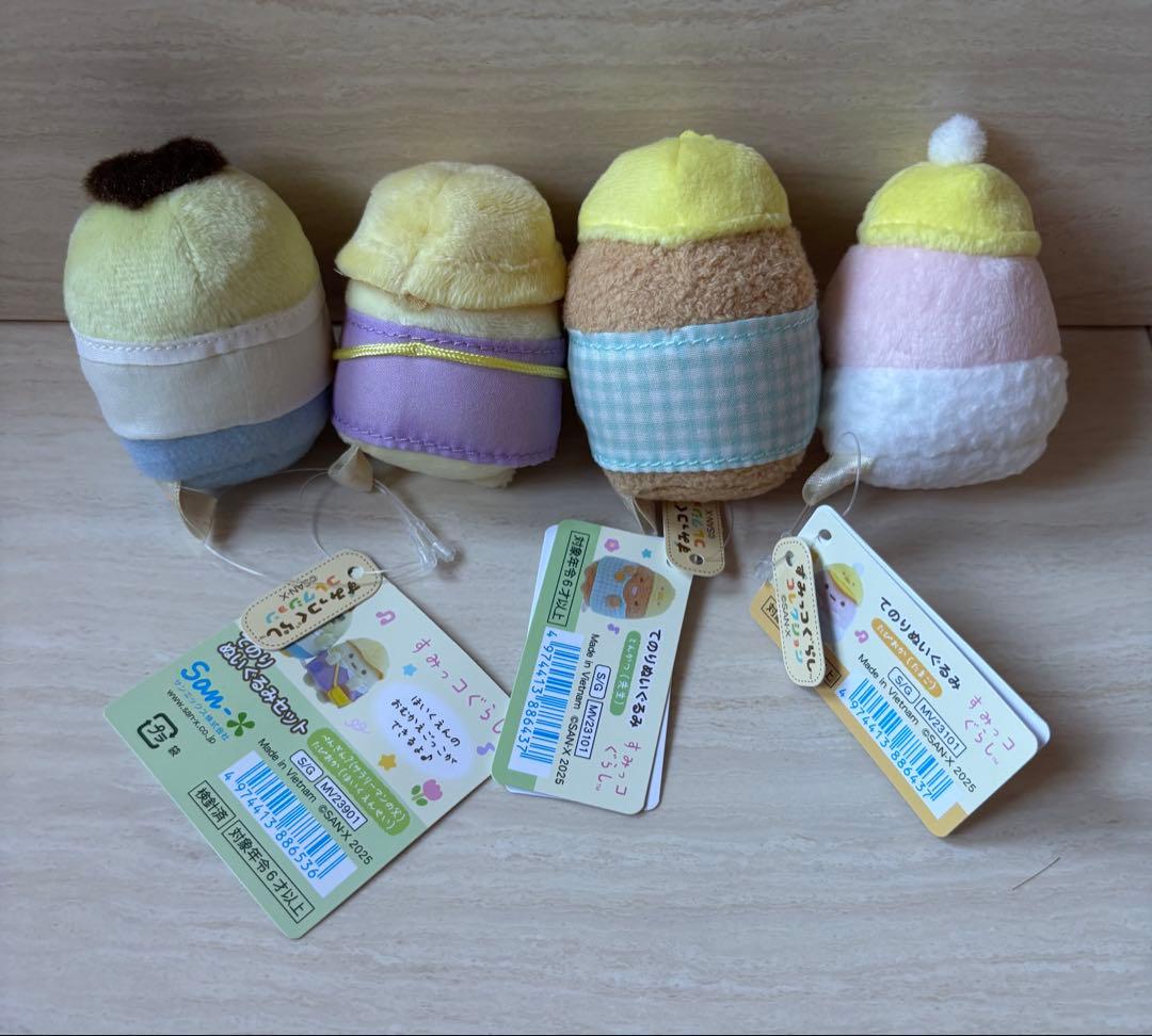 すみっコぐらし みにっコほいくえん てのりぬいぐるみ　ぺんぎん？　たぴおか