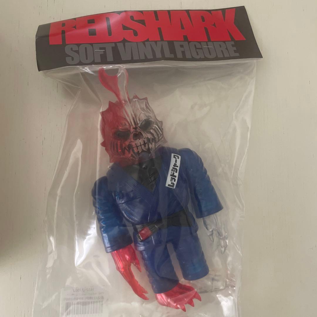 ソフビ スカーシャーク ブルークリアー道着Ver. レッドシャーク道場