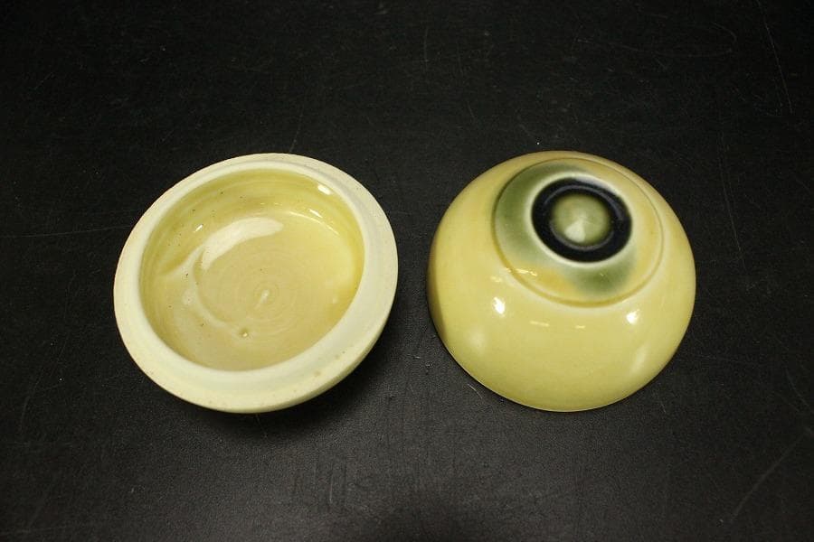 八角香炉 宝珠香合 四方香盆 三点まとめて(ZE484)