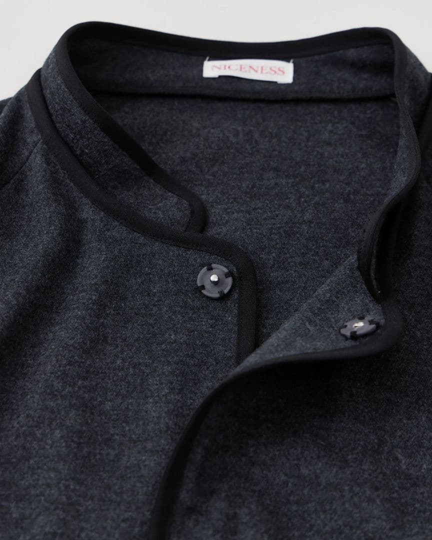 グ*ン様 NICENESS SADE 120s ウール ジャージー パイピングジ