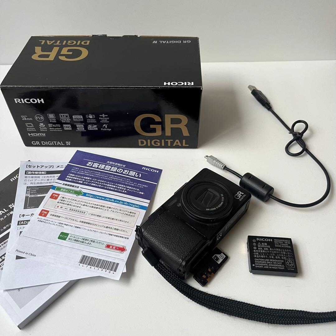 RICOH GR DIGITAL IV コンパクトデジタルカメラ