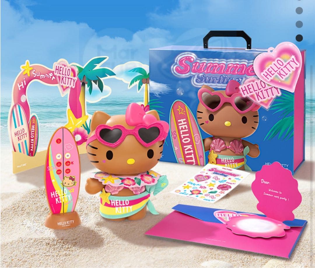 値下げ可能Hello Kitty Bluetooth スピーカーサマーサーフィン