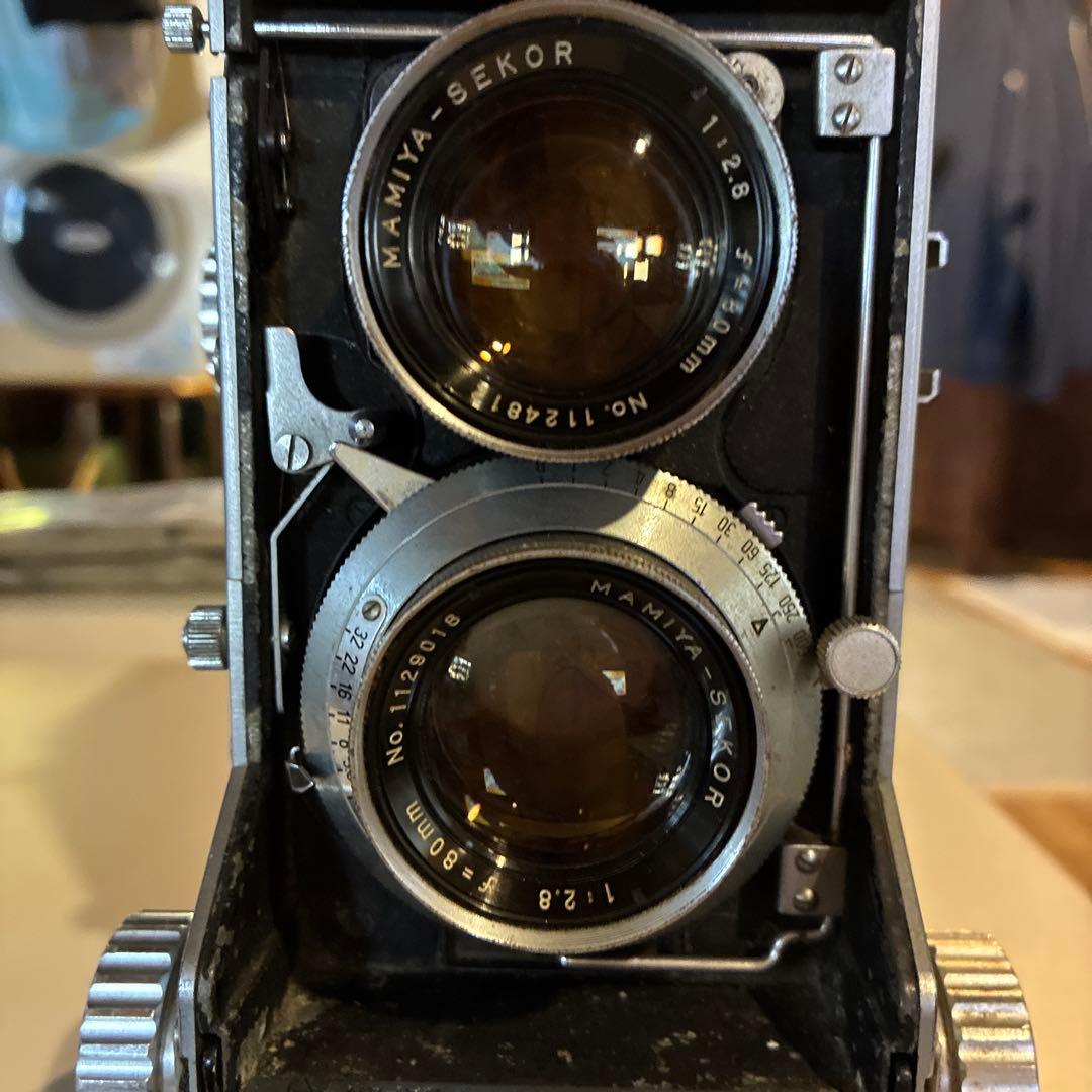 【ジャンク】Mamiyaflex 二眼レフ マミヤフレックス シャッター