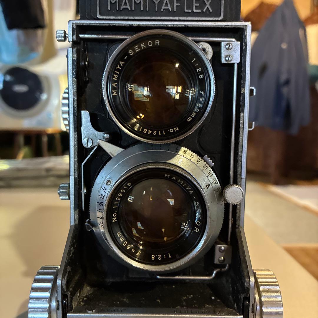 【ジャンク】Mamiyaflex 二眼レフ マミヤフレックス シャッター