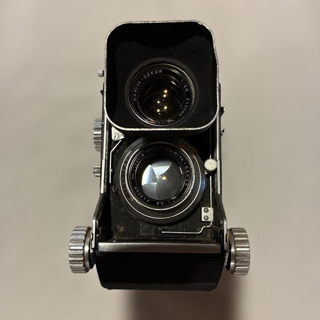 【ジャンク】Mamiyaflex 二眼レフ マミヤフレックス シャッター
