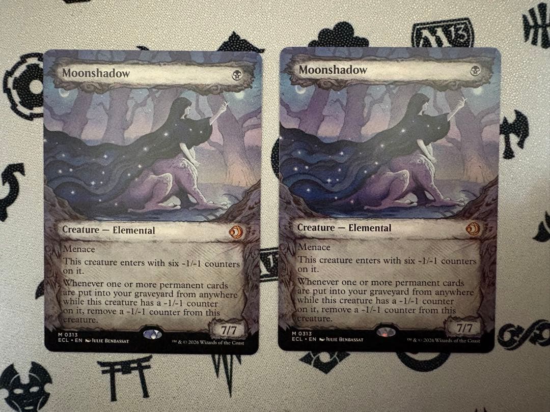 MTG 月影 ボーダーレス版 英語　2枚セット