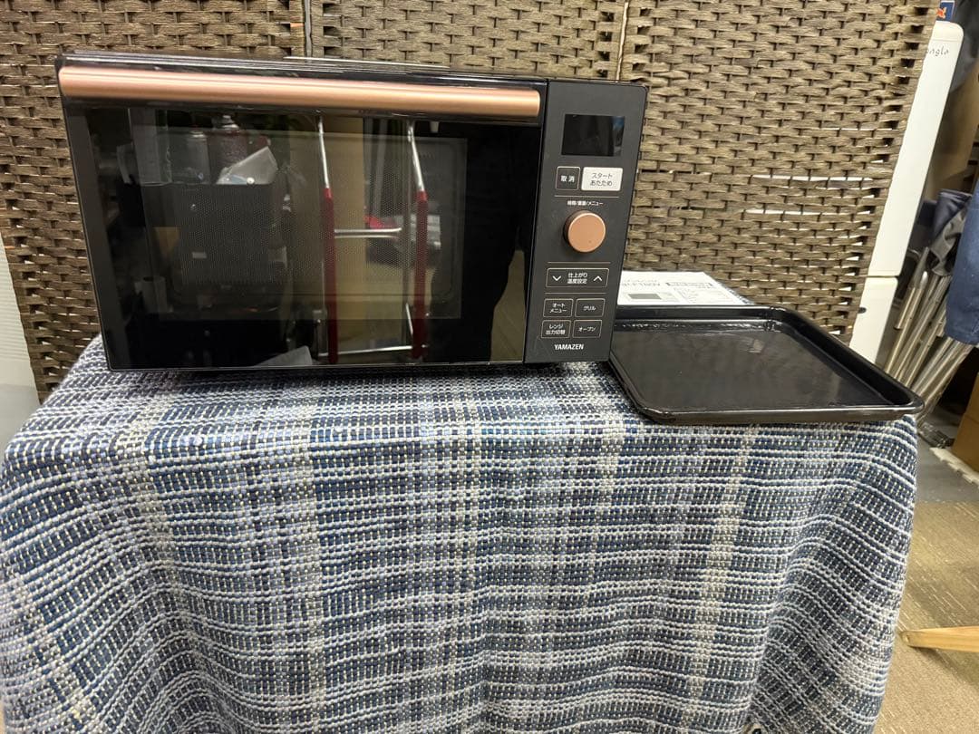 【洗浄消毒作業済】ヤマゼン　オーブンレンジ　電子レンジ　YRP-F180V