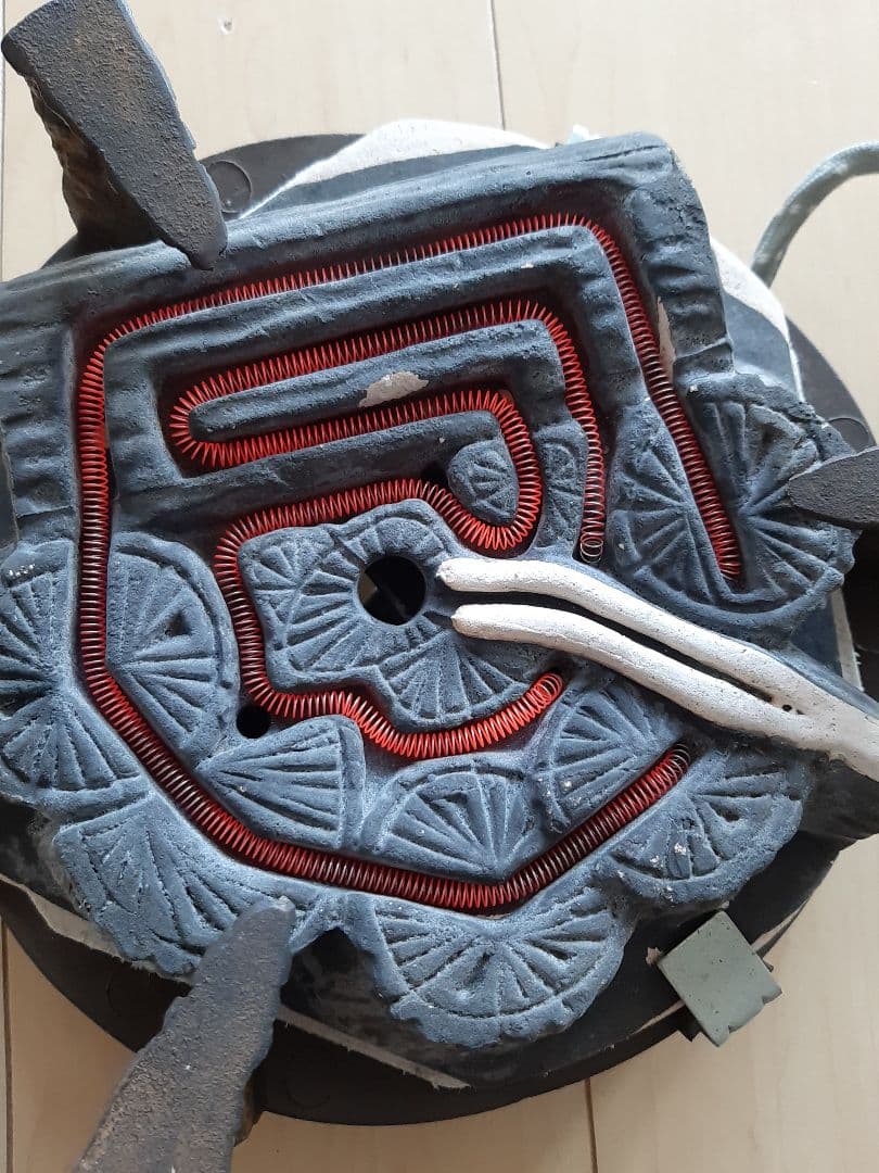 野々田商店 炭型電熱器 100V 600W(300Wと調整可)