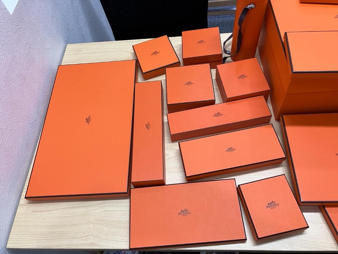 エルメス　BOX　箱のみ　計３４個　ほぼ綺麗なお品物！！多少スレ等あり