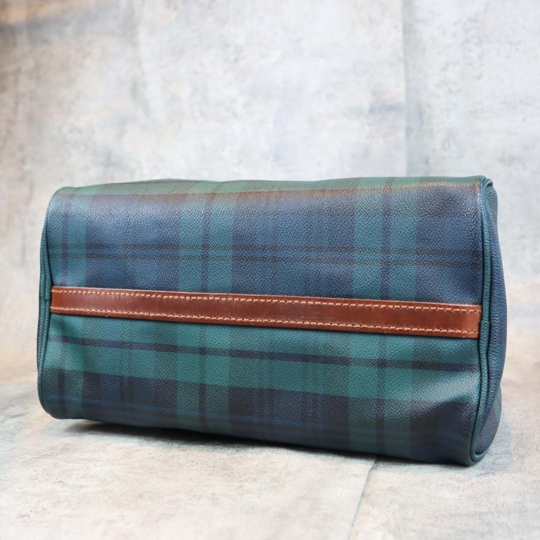 POLO RALPH LAUREN チェック柄 ハンドバッグ ボストン型