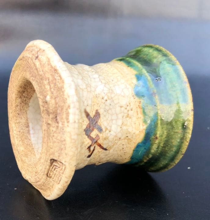 茶道具◼️蔵から雰囲気のある謎の陶器が出てきました。古美術品