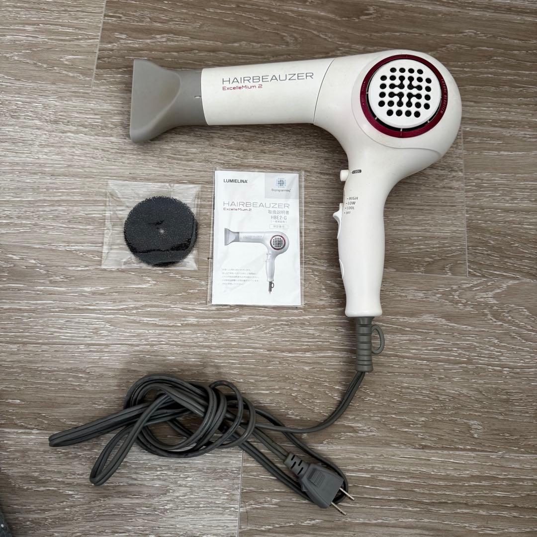 ヘアービューザーエクセレミアム2 HBE2-G パイオプラミング　動作確認済