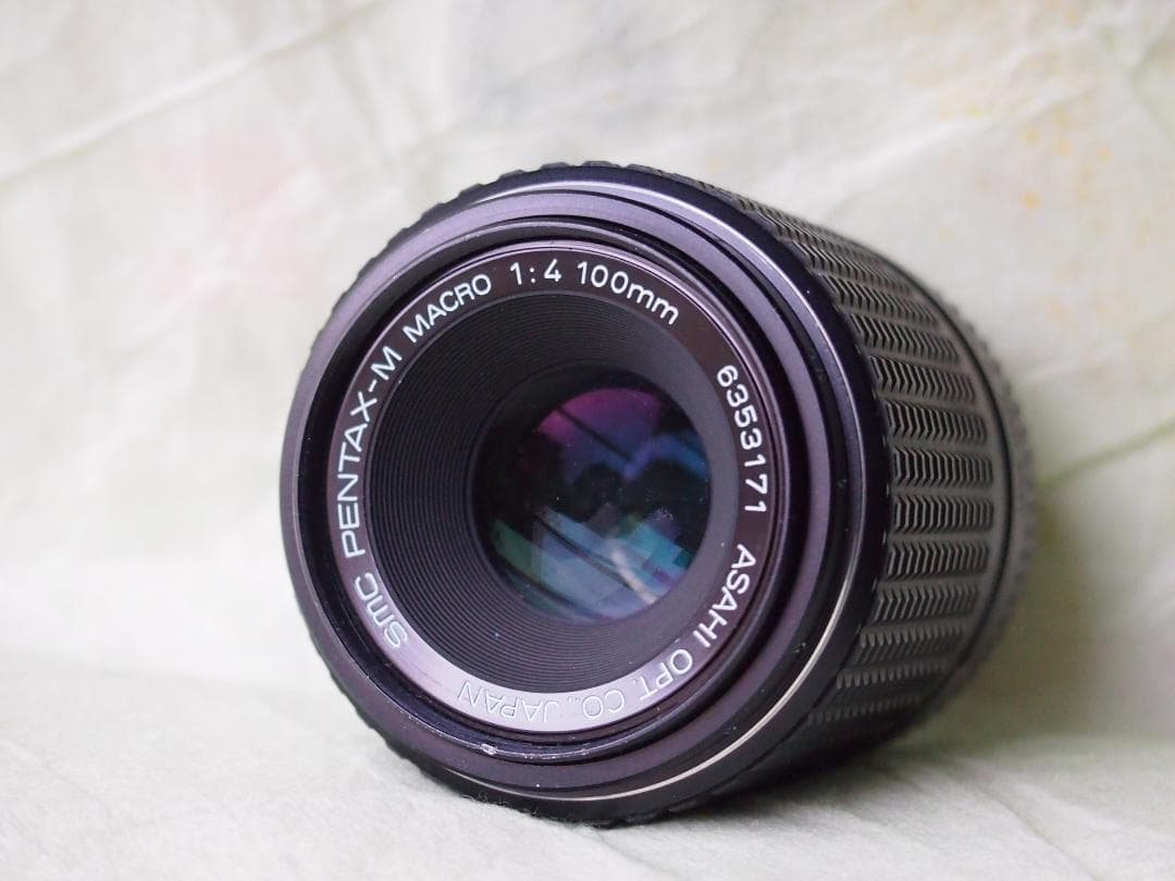 値下げ美品：PENTAX マクロレンズ 100mm F4　Kマウント