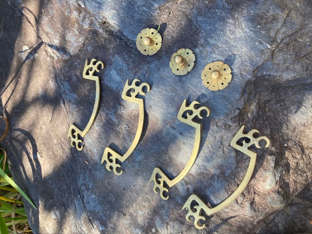 ヴィンテージ　素材　金属製　装飾パーツセット　DIY アクセサリー　ハンドメイド