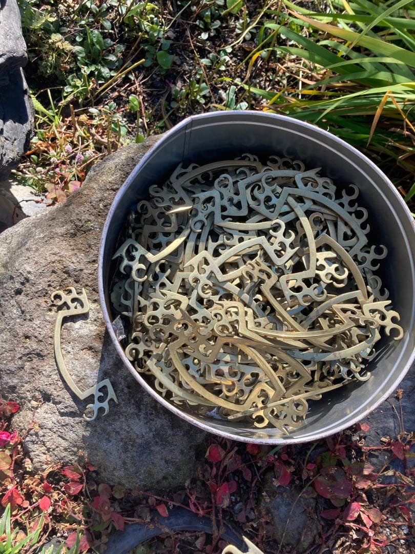 ヴィンテージ　素材　金属製　装飾パーツセット　DIY アクセサリー　ハンドメイド