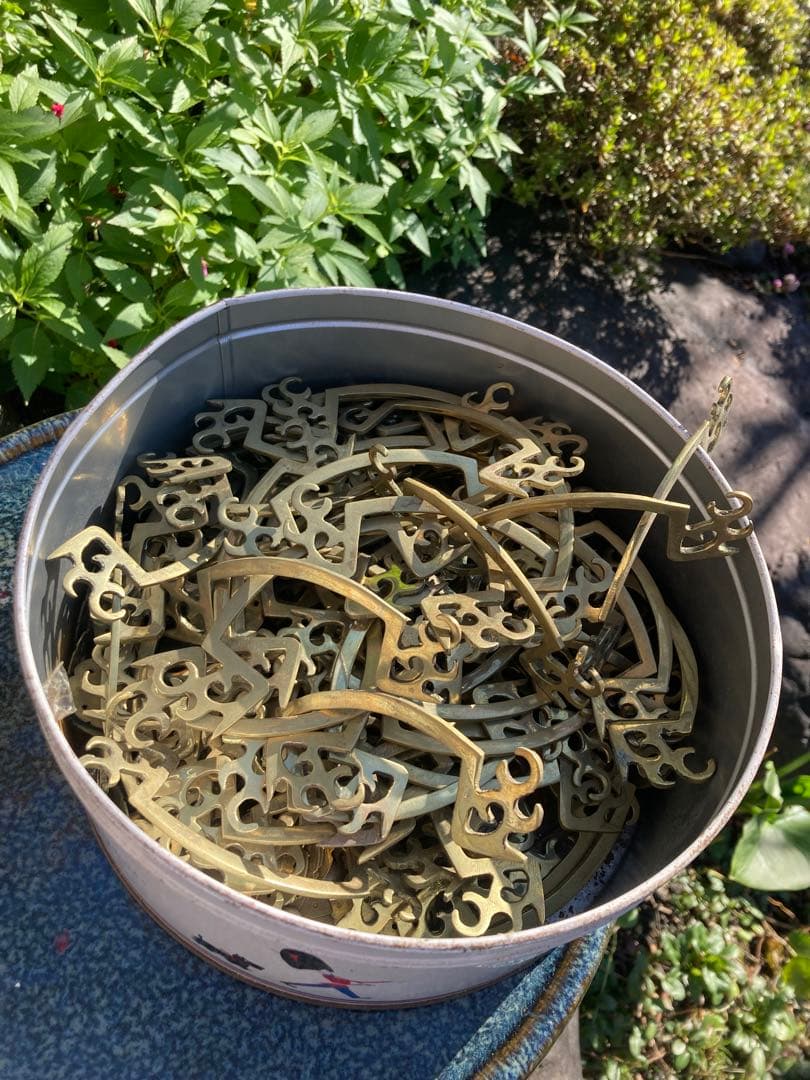 ヴィンテージ　素材　金属製　装飾パーツセット　DIY アクセサリー　ハンドメイド