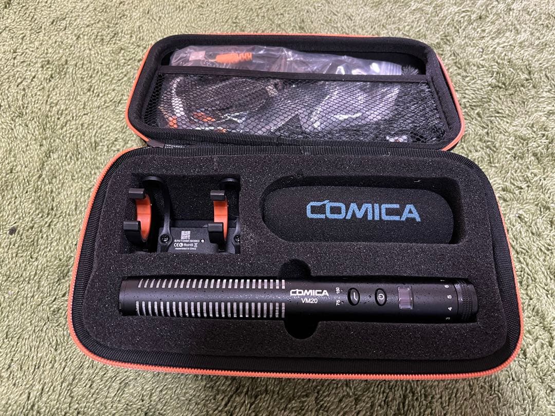 外付けマイク COMICA VM20 スマホ対応 カメラ対応
