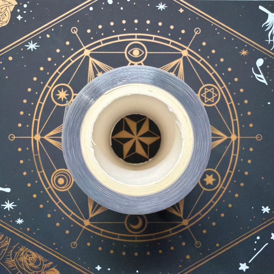 【8960】海外　マステ　中古巻　貝殻光マスキングテープ　装飾系