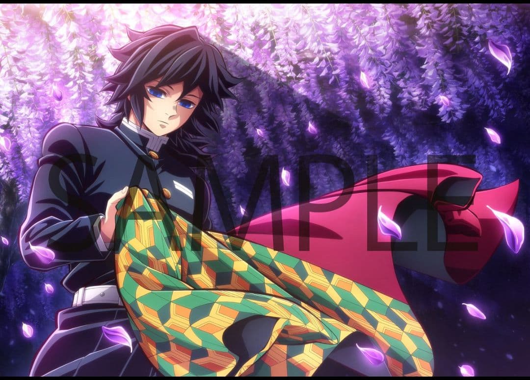 【冨岡義勇】アニメ　鬼滅の刃　柱稽古編　全巻購入特典　キャラファイングラフ