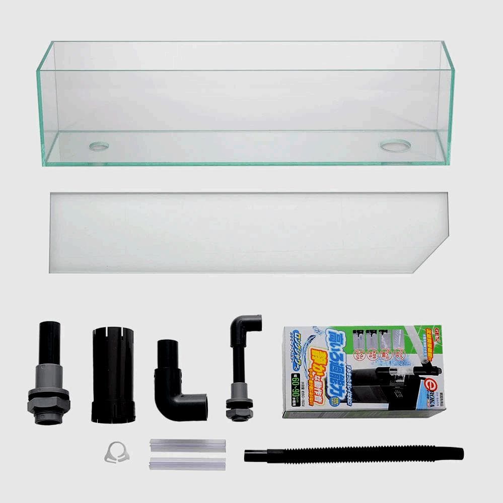 Ｖ３ポンプ付スレンダー９００水槽　ＯＦ　水槽　９０ｃｍ　かんたん２段式