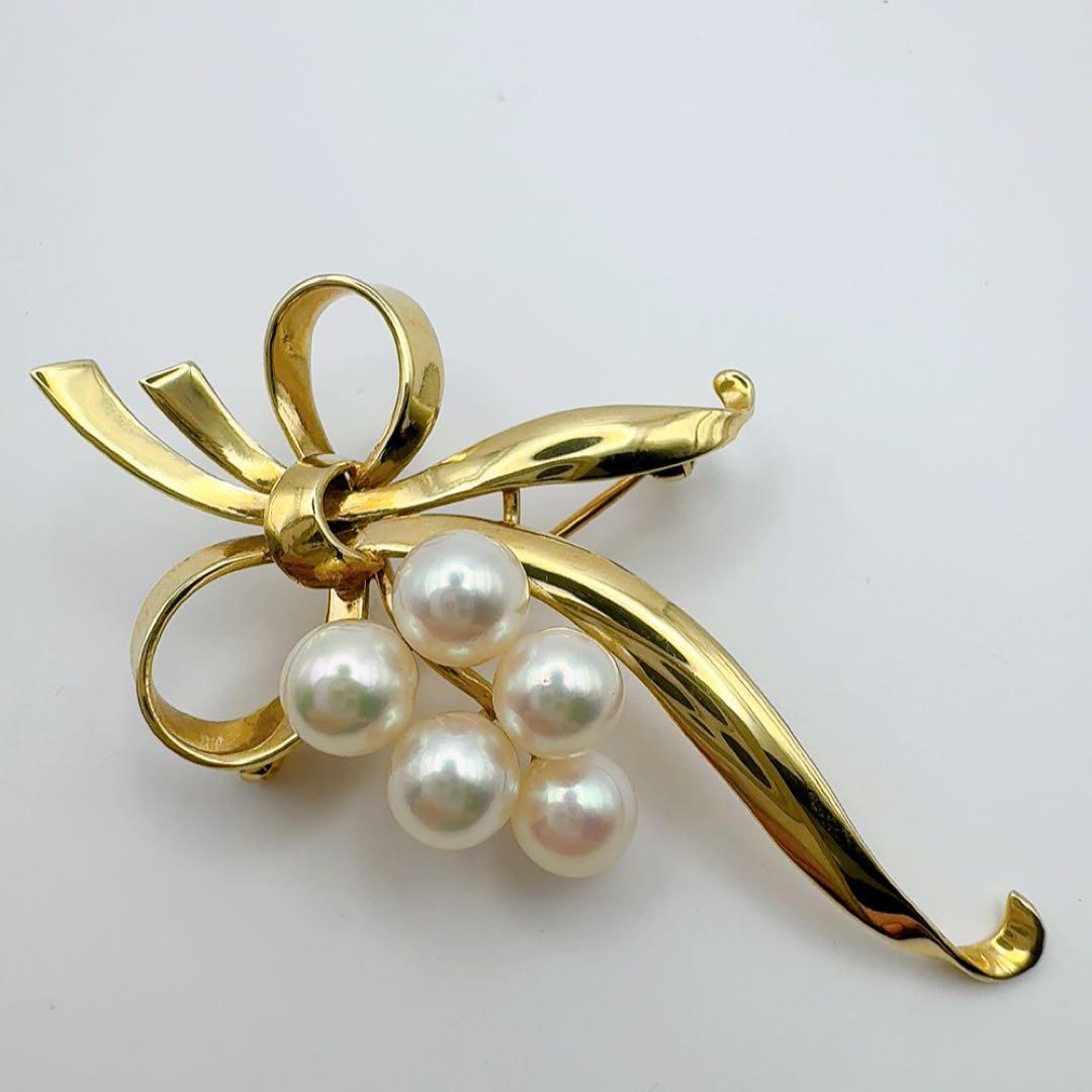 ○✨美品　MIKIMOTOミキモト ブローチK14