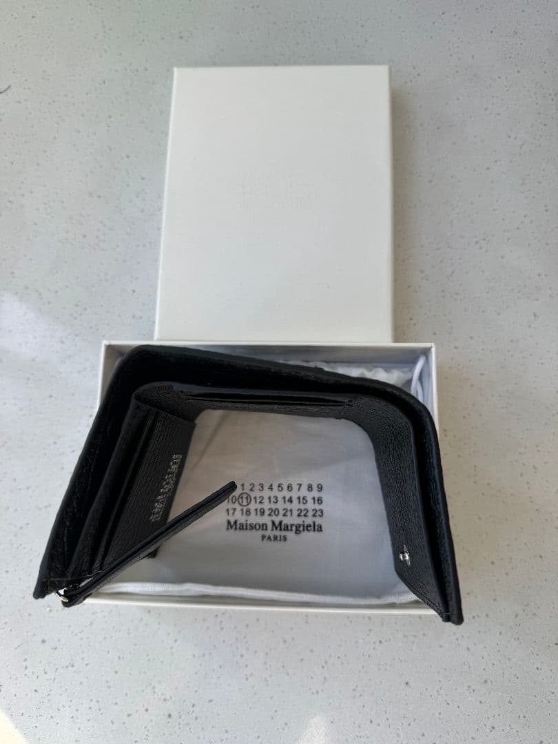 【美品】Maison Margiela 三つ折り財布 黒