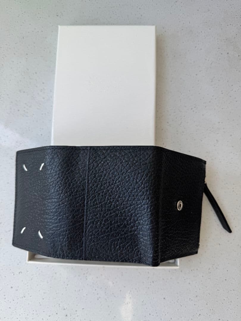 【美品】Maison Margiela 三つ折り財布 黒