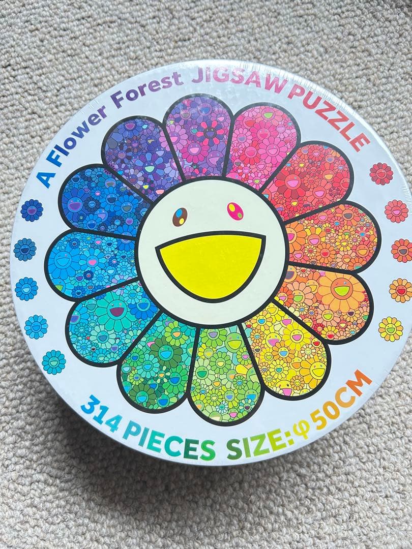 新色　村上隆　フラワー型　ジグソーパズル　カイカイキキ