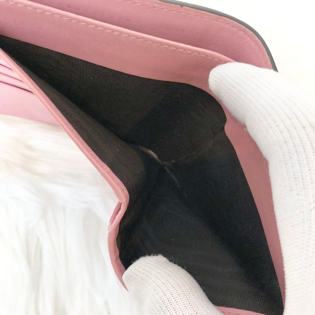 【良品】GUCCI 二つ折り財布 グッチシマ インターロッキング