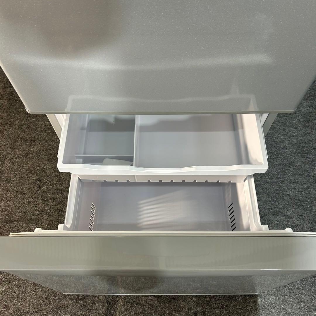 HITACHI 冷蔵庫 大型 375L 3ドア 右開き 真ん中野菜室 d3454