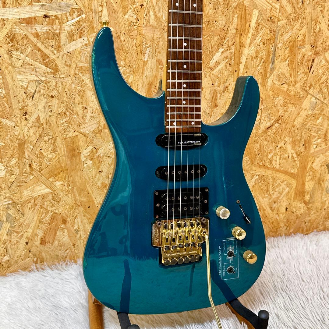 FERNANDES FR-85S フルモードサスティナー搭載 ブルー/グリーン系