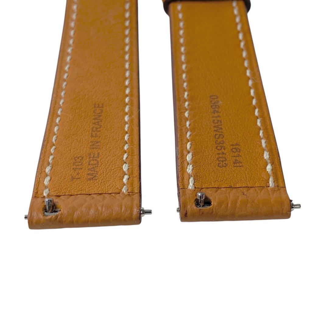 美品 エルメスHERMES Hウォッチベルト ゴールド U刻印 HH1.201.