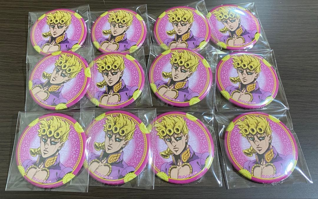 ジョルノ・ジョバァーナAGF缶バッジ ジョジョの奇妙な冒険 黄金の風 ５部