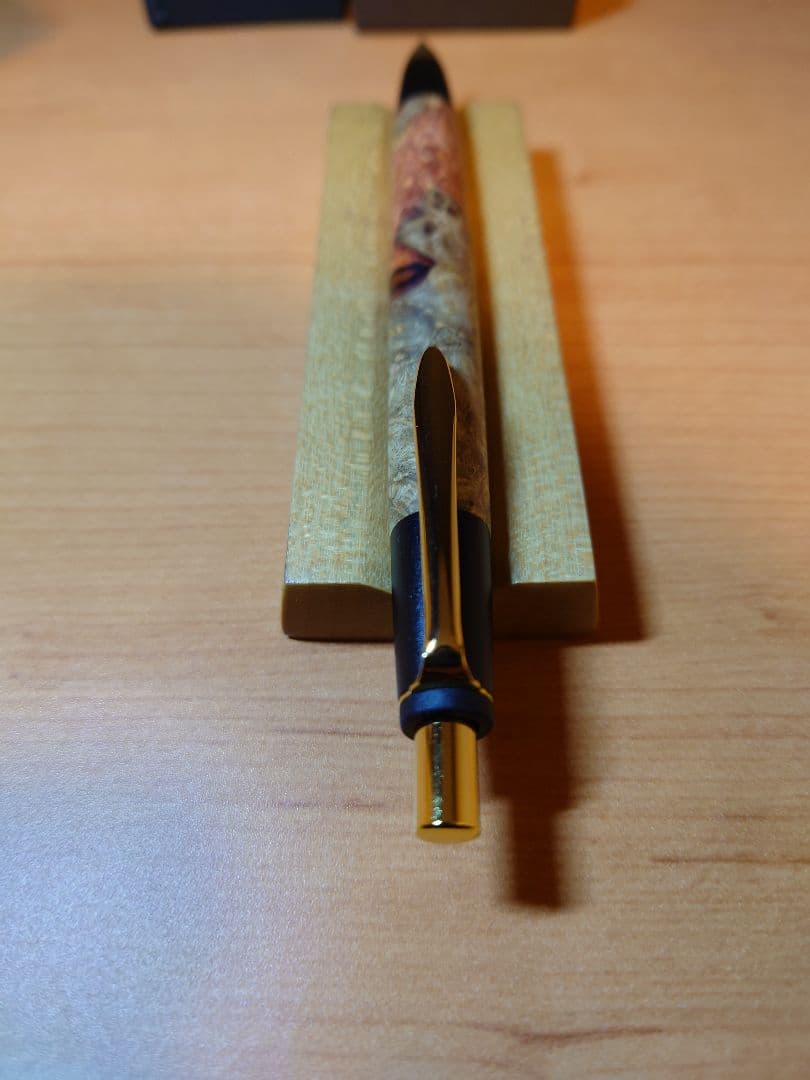 あけぼの工房　花梨瘤紅白　プレミアムグレード　シャープペンシル　芯径0.5