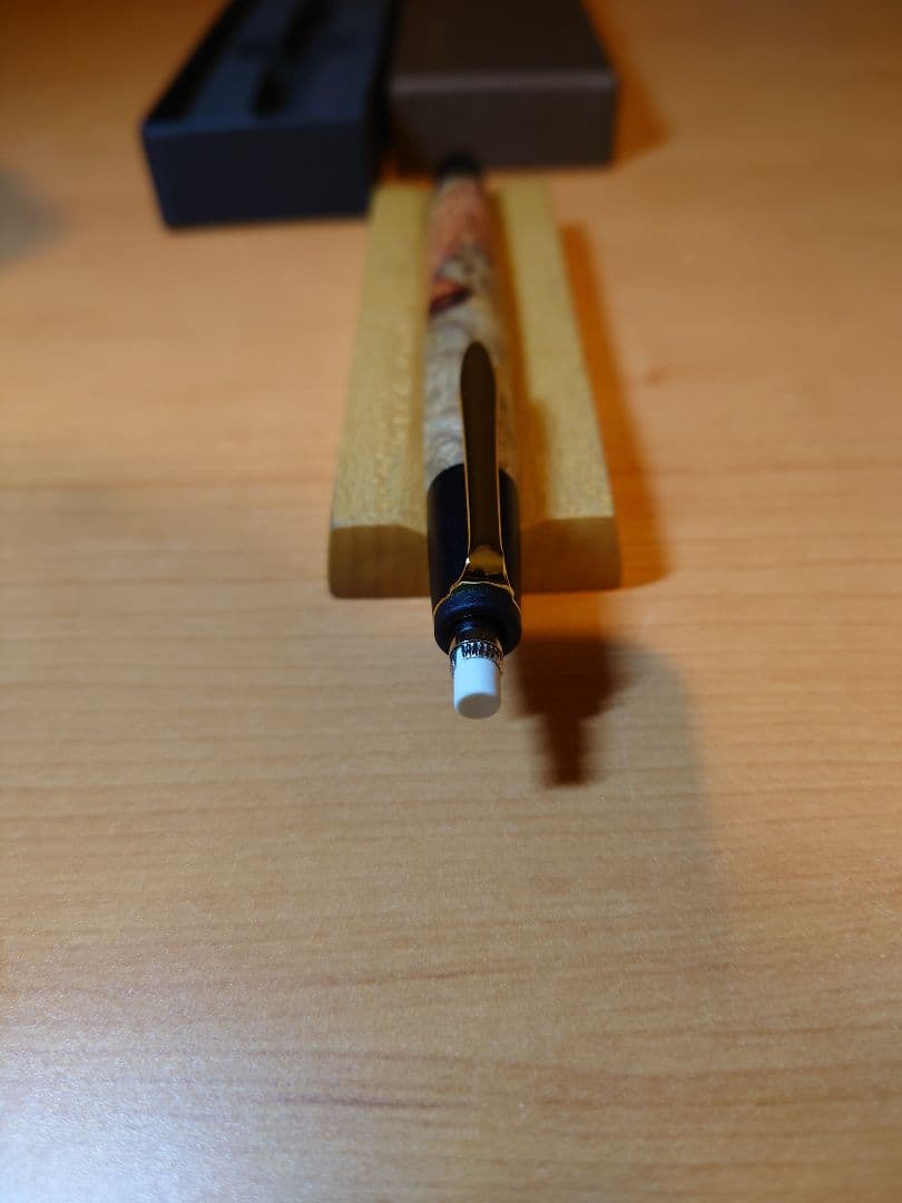 あけぼの工房　花梨瘤紅白　プレミアムグレード　シャープペンシル　芯径0.5