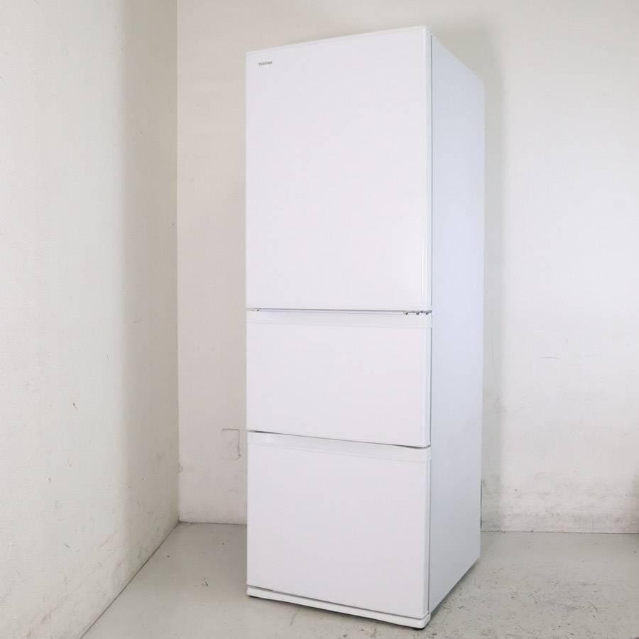 2の2 20年東芝 3ドア 冷蔵庫 363L GR-R36S(WT) 自動製氷付